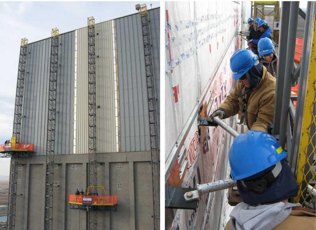 反应堆建筑壁板更换升降机
